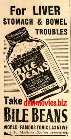 Bile Beans (1947) Press Advert 1947