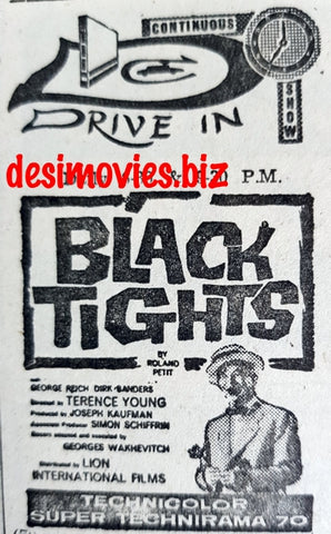 Black Tights (1961) Press Advert (1967)