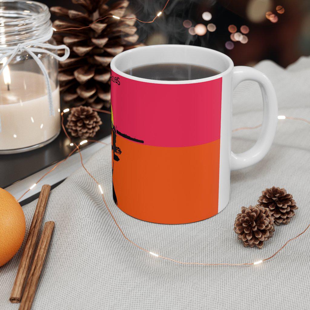 Monday Blues - Sultan Rahi - Ceramic Mug 11oz - www.desimovies.biz