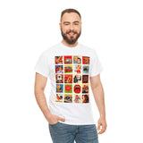 Old Pop Art Adverts - Bad Boy Habits - Unisex Heavy Cotton Tee