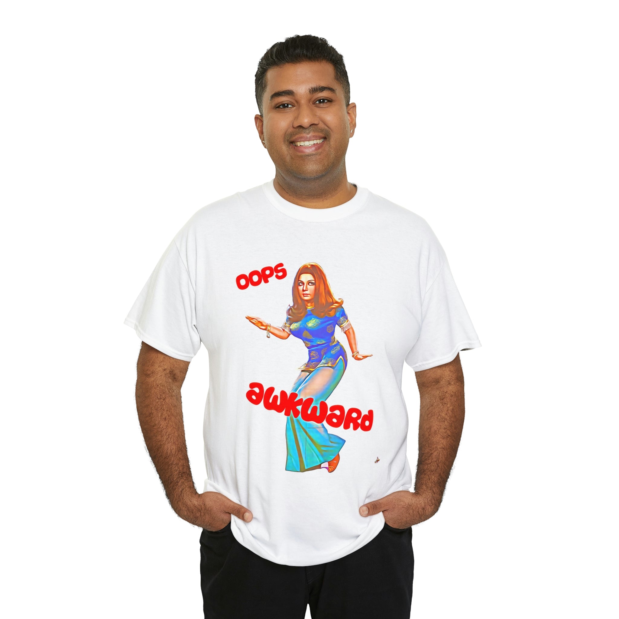 Oops Awkward - Neelo - Lollywood T Shirt - Unisex Heavy Cotton Tee - www.desimovies.biz