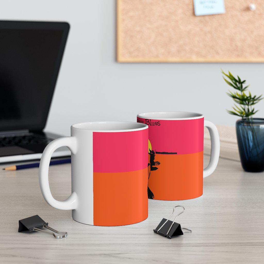 Monday Blues - Sultan Rahi - Ceramic Mug 11oz - www.desimovies.biz