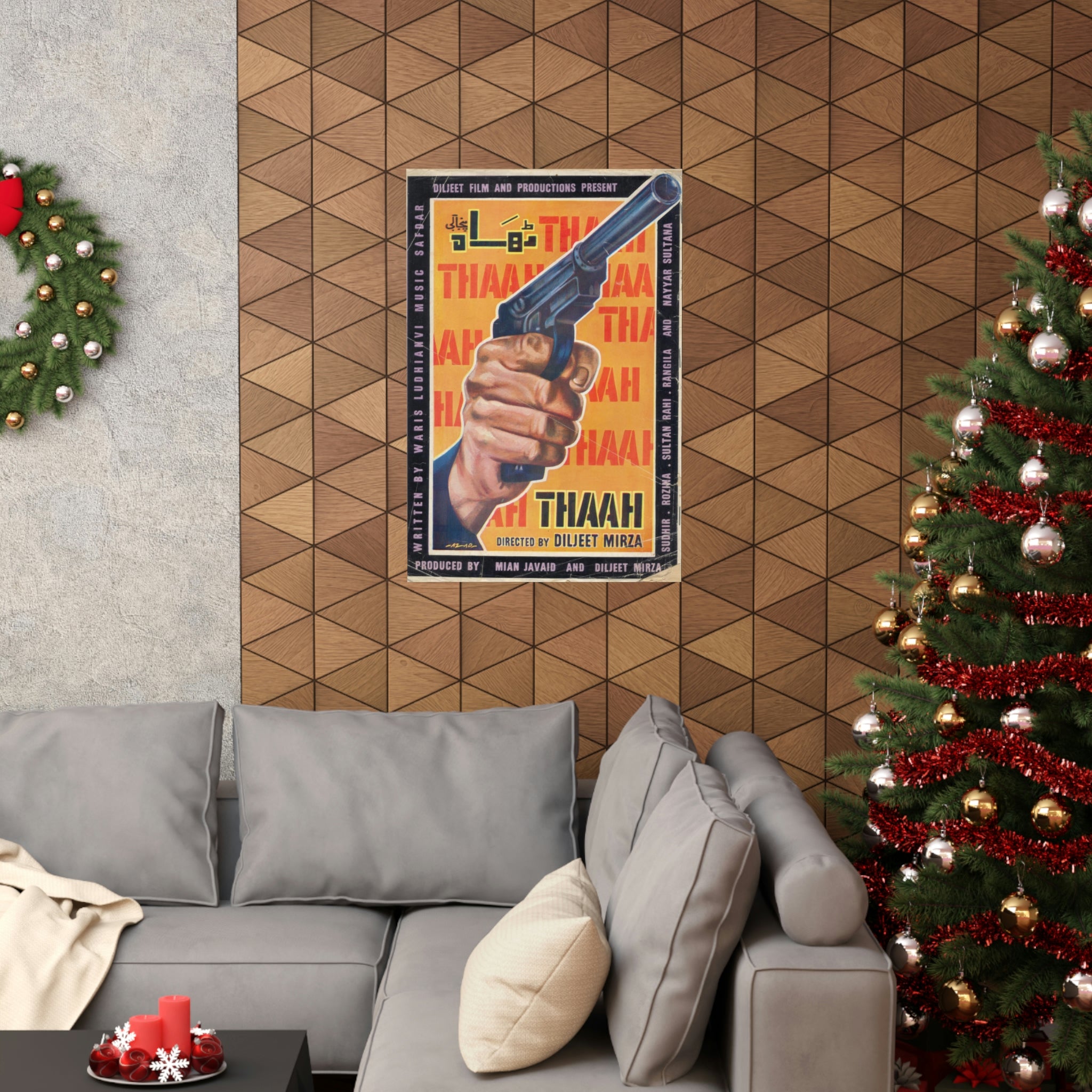 Thaah (1974) Poster - Premium Matte Vertical Posters - www.desimovies.biz