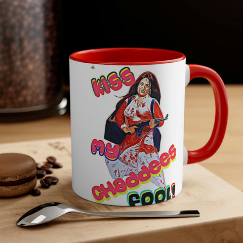 Kiss My Chaddees - Accent Coffee Mug, 11oz - www.desimovies.biz