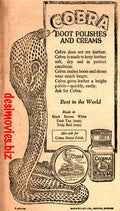 Cobra Polish (1927) Press Advert 1927 - www.desimovies.biz
