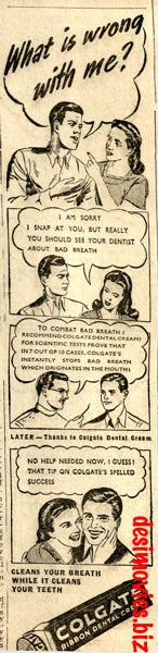 Colgate (1947) Press Advert 1947 - 1 - www.desimovies.biz