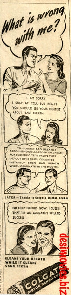 Colgate (1947) Press Advert 1947 - 1