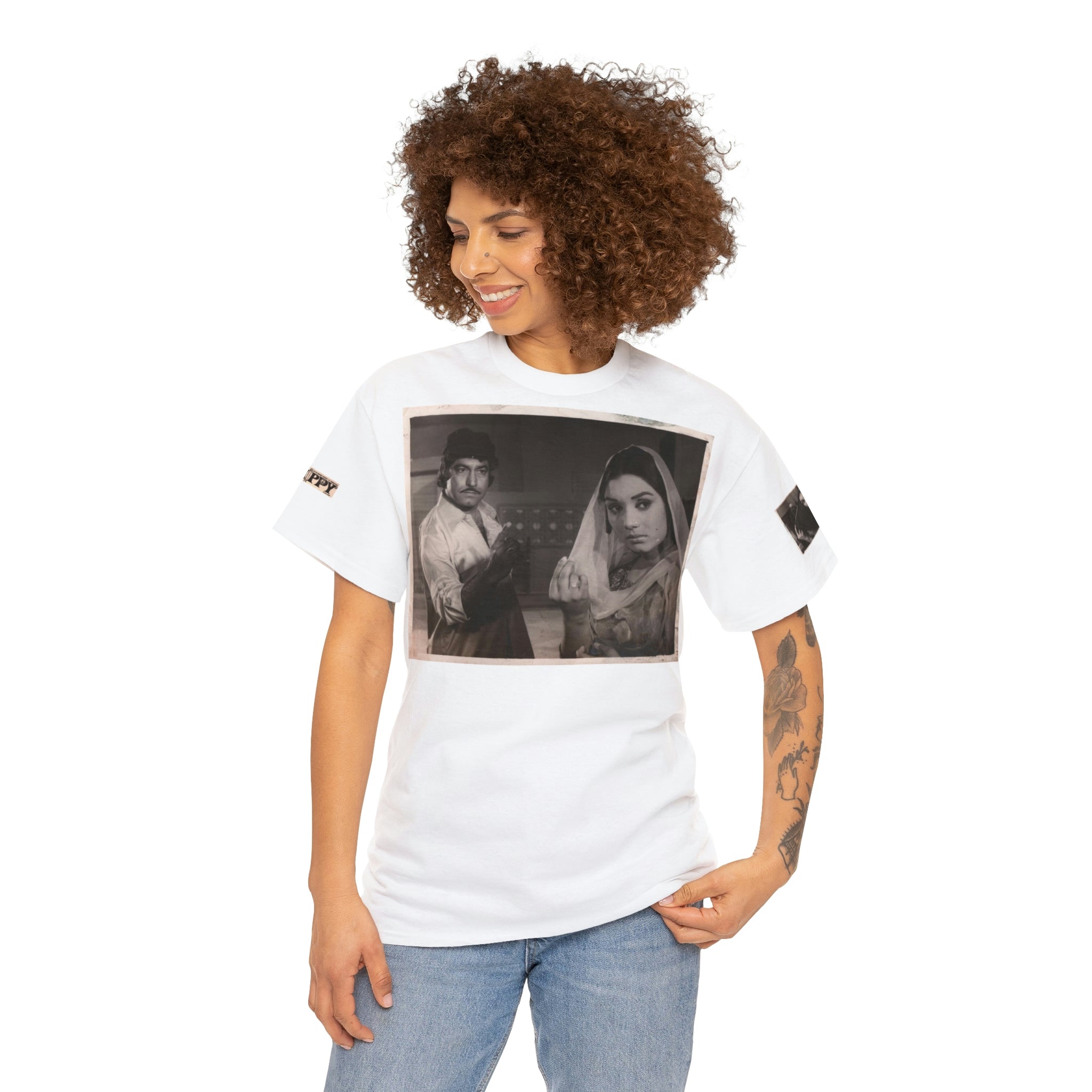 Lollywood T Shirt - Golden Age - Unisex Heavy Cotton Tee - www.desimovies.biz