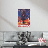 Godzilla - Pakistani Poster - Premium Matte Vertical Posters - www.desimovies.biz