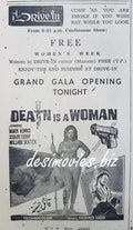 Death is a Woman (1966) Press Ad, Karachi 1969 - www.desimovies.biz