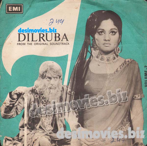 Dil Ruba (1975)- 45 Cover - www.desimovies.biz