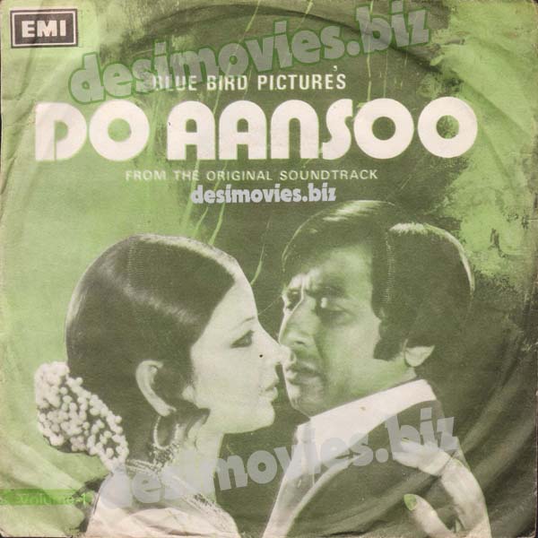 Do Aansoo (1976) - 45 Cover - www.desimovies.biz