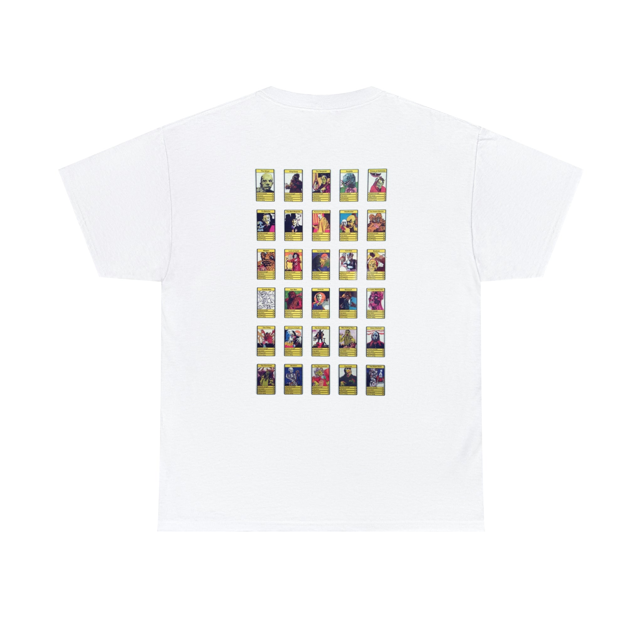 Top Trump Horror - Unisex Heavy Cotton Tee - www.desimovies.biz