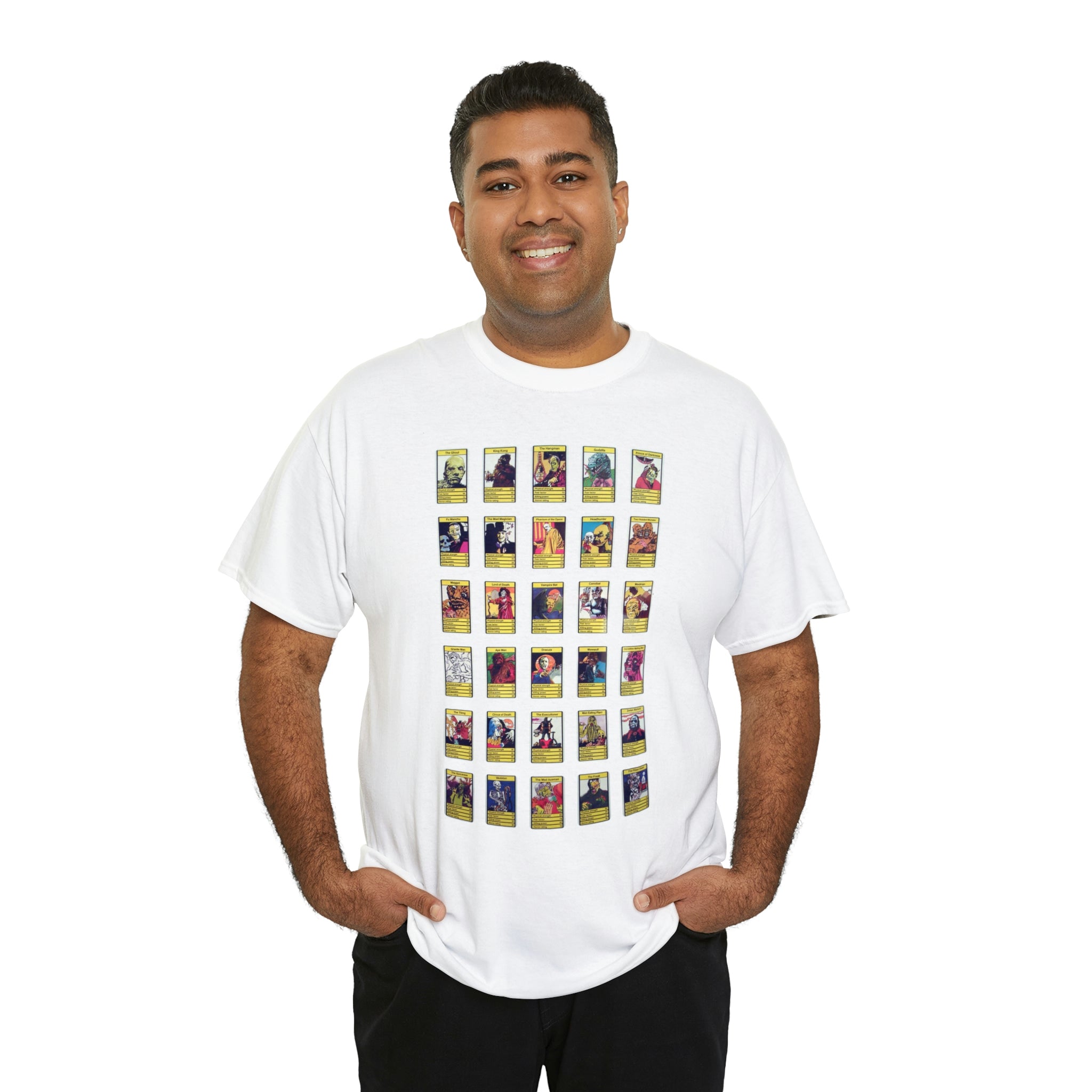 Top Trump Horror - Unisex Heavy Cotton Tee - www.desimovies.biz