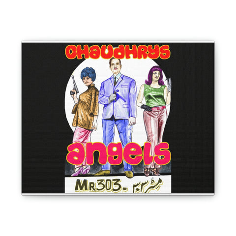 Chaudhry's Angels - Canvas Stretched, 0.75"