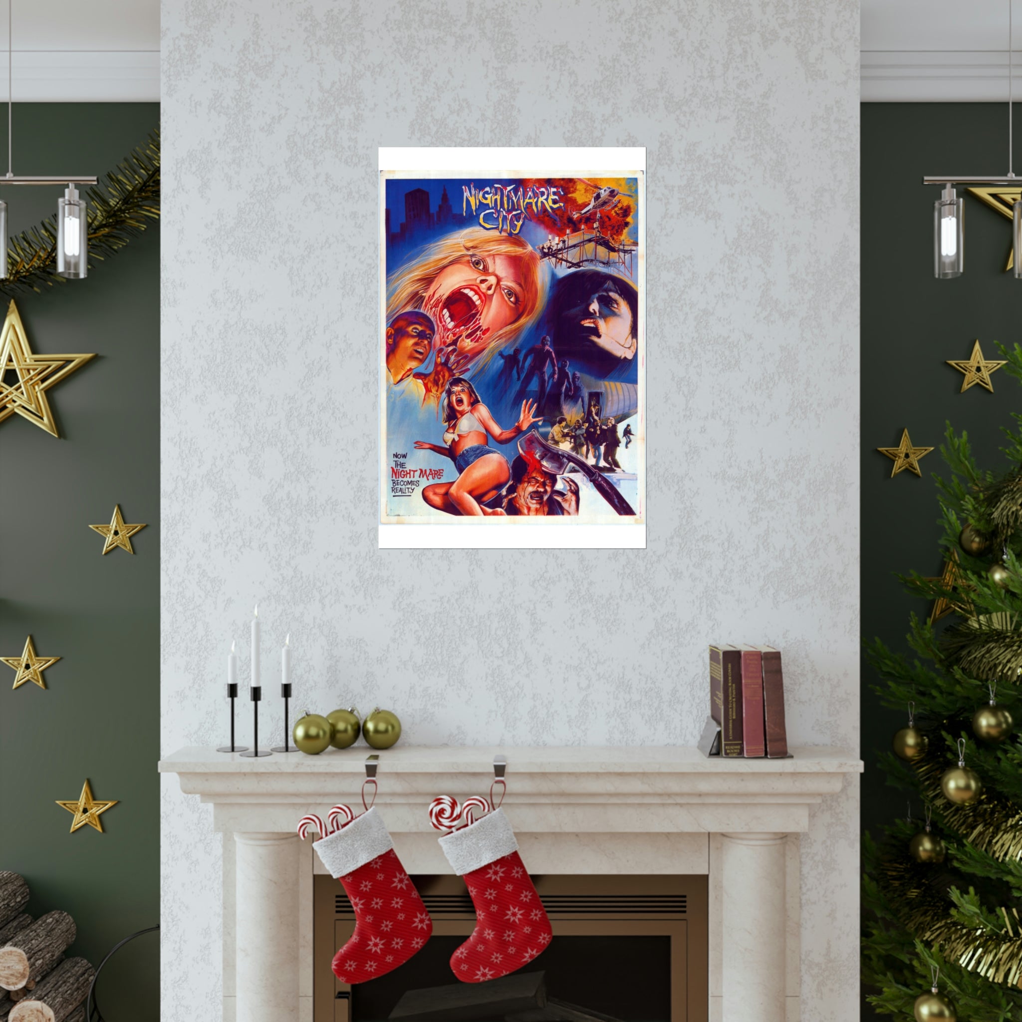 Nightmare City - Pakistani Poster Print - Premium Matte Vertical Posters - www.desimovies.biz