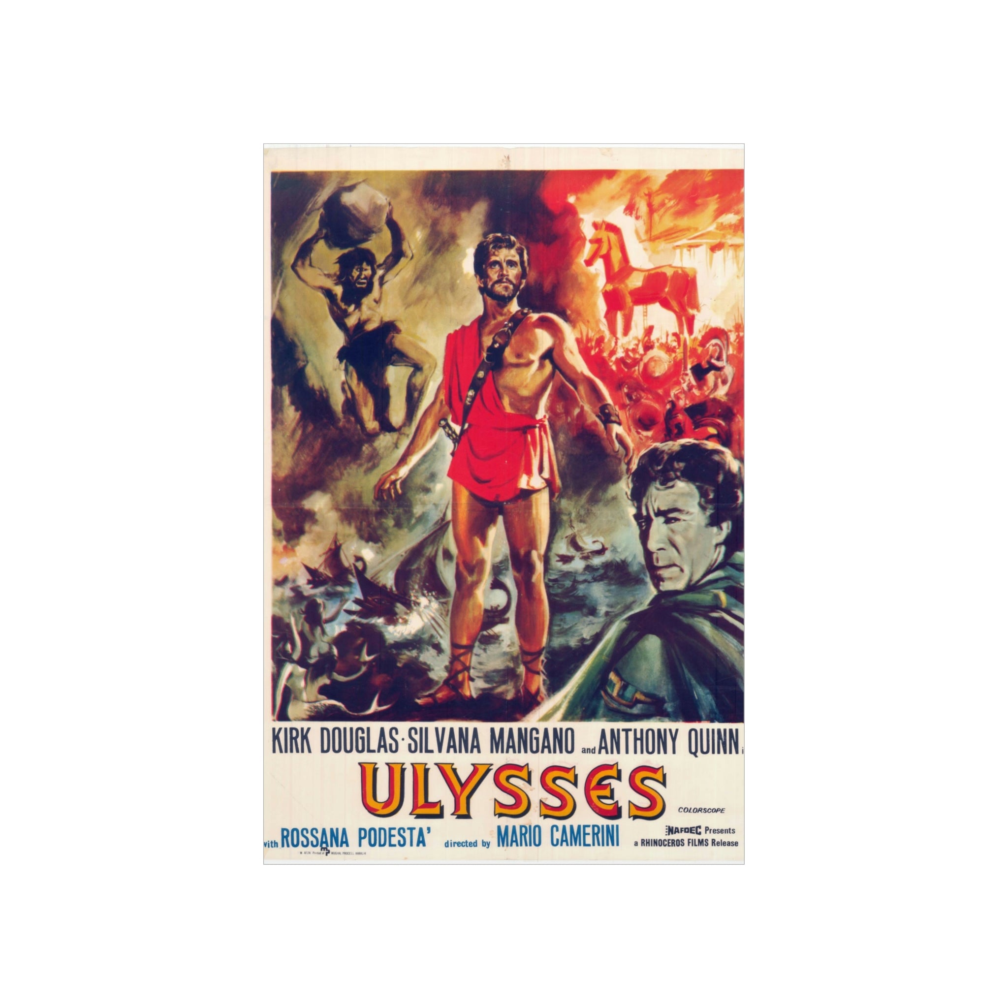 Ulysses (1967) - Pakistani Poster Premium Matte Vertical Posters - www.desimovies.biz