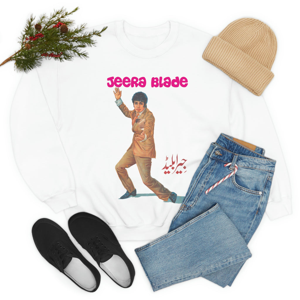 Jeera Blade - Unisex Heavy Blend™ Crewneck Sweatshirt - www.desimovies.biz