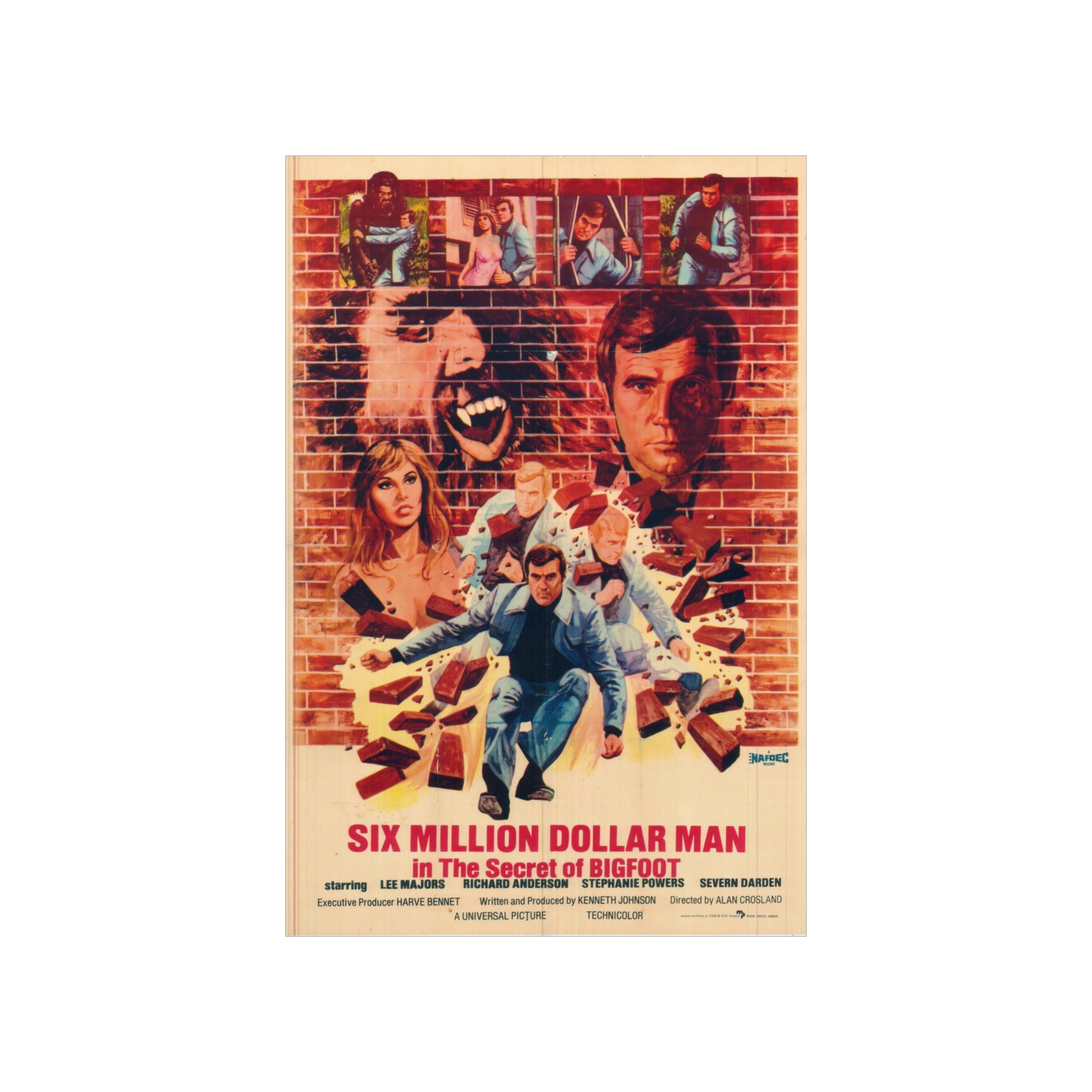 The Six Million Dollar Man - Premium Matte Vertical Posters - www.desimovies.biz