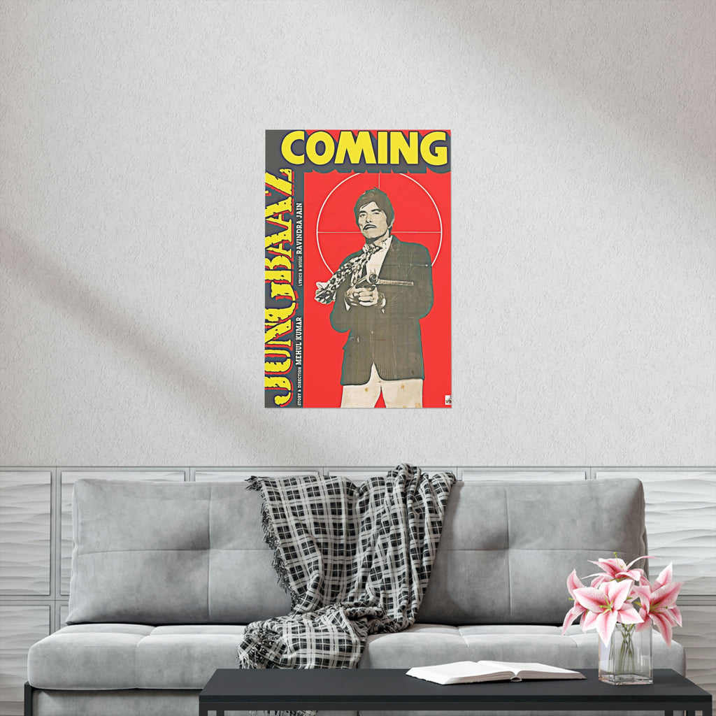Raaj Kumar Poster - Jangbaaz - Premium Matte Vertical Posters - www.desimovies.biz