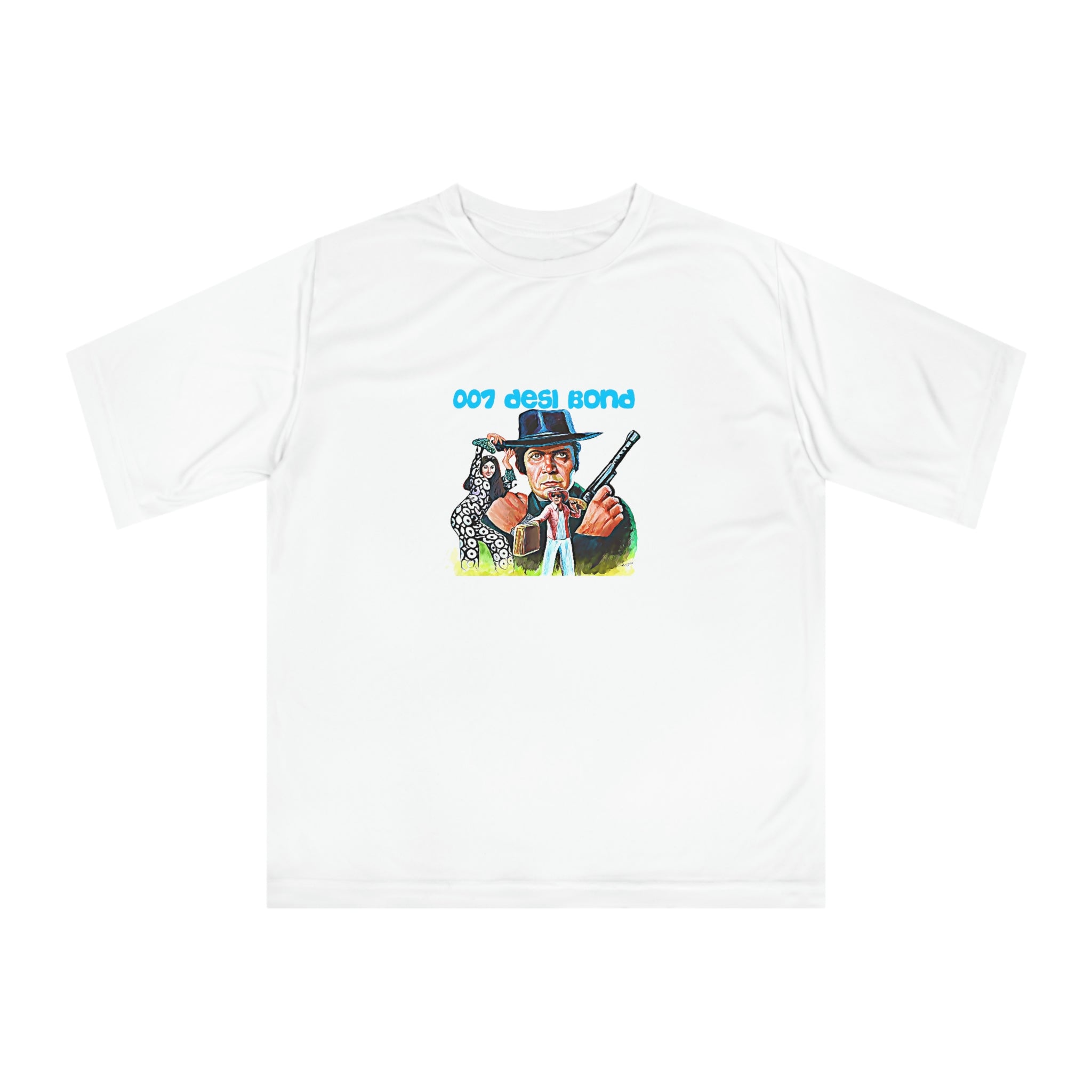 Desi James Bond - Unisex Zone Performance T-shirt - www.desimovies.biz