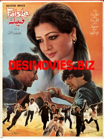Faisla  (1986) Original Poster - www.desimovies.biz