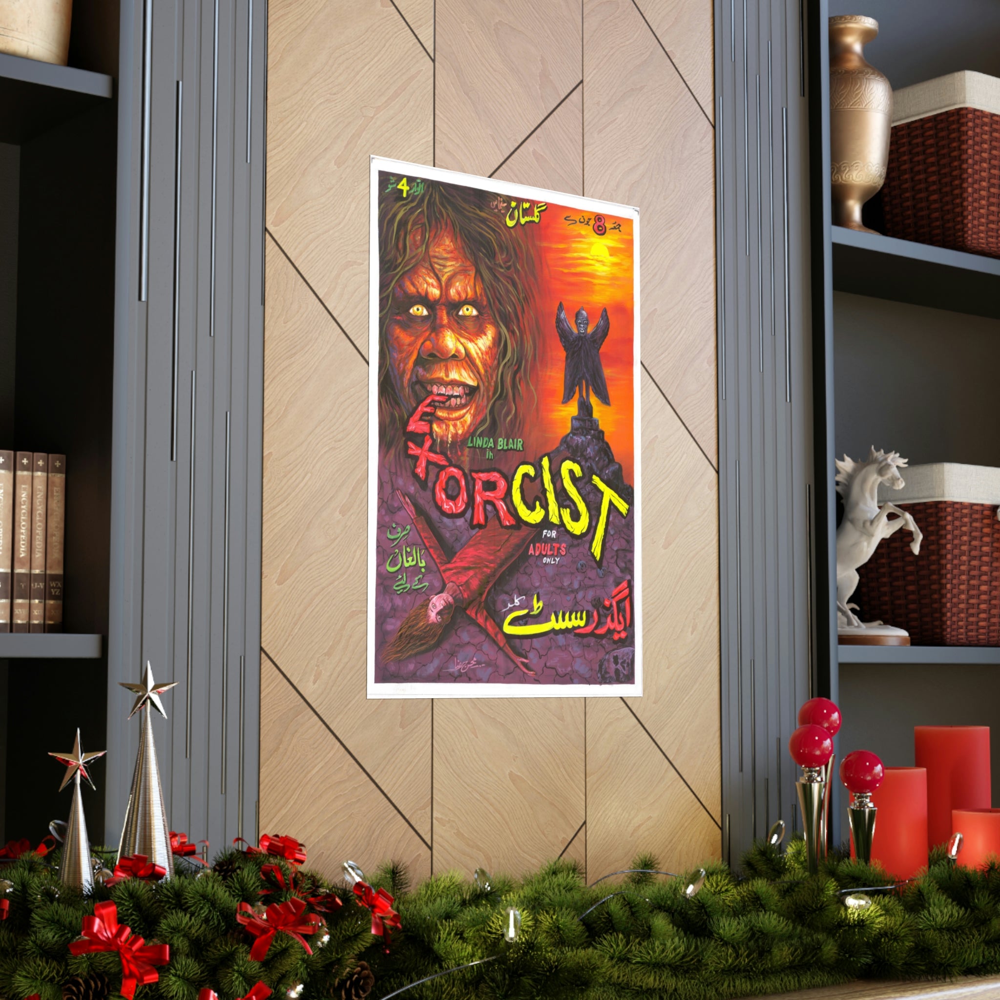 The Exorcist Painted Pakistani - Premium Matte Vertical Posters - www.desimovies.biz