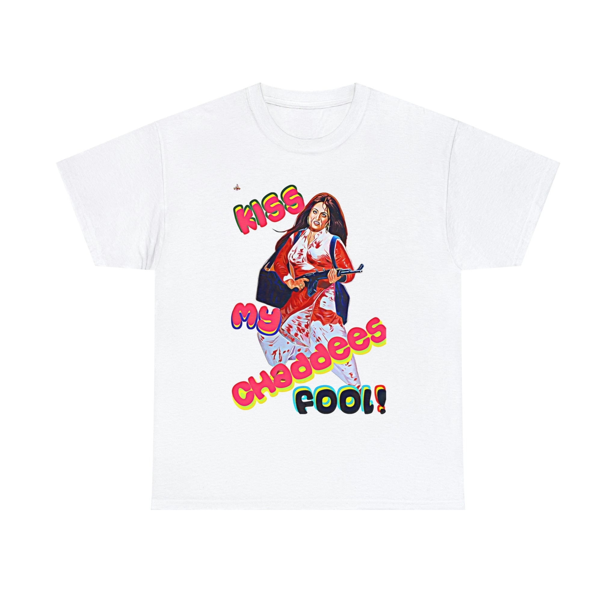 Kiss My Chaddees - Unisex Heavy Cotton Tee - www.desimovies.biz
