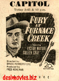 Fury at Furnace Creek (1948) Press Advert -at Empire, Karachi - www.desimovies.biz