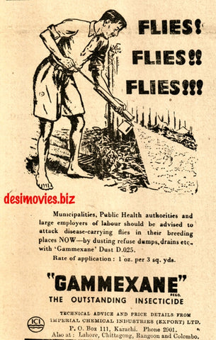 Gammexane (1947) Press Advert 1947