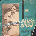 Ganga Singh (1970+Unreleased) - 45 Cover - www.desimovies.biz
