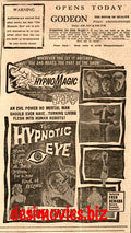 Hypnotic Eye, The (1960) Press Advert 1960 - www.desimovies.biz
