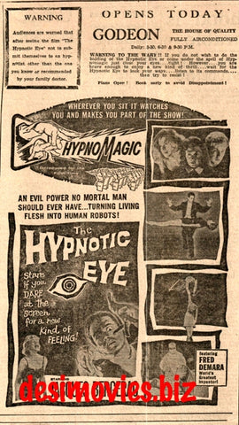 Hypnotic Eye, The (1960) Press Advert 1960 - www.desimovies.biz