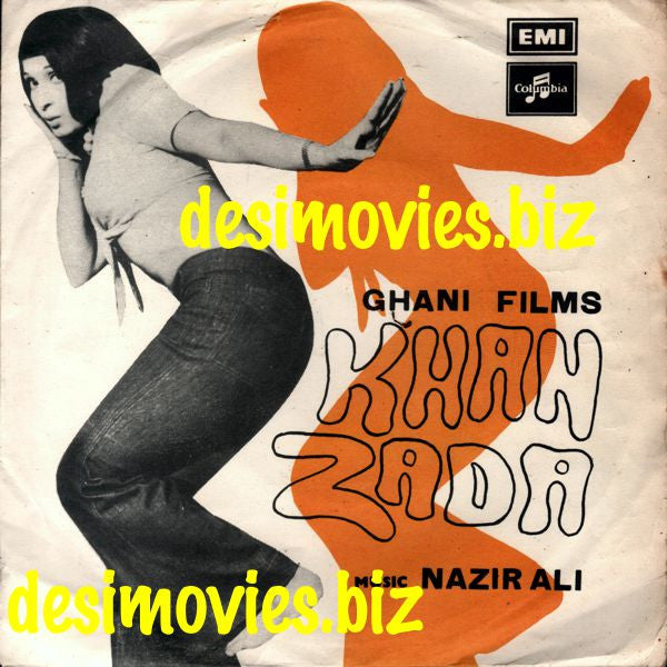 Khan Zada (1975) 45RPM Cover - www.desimovies.biz