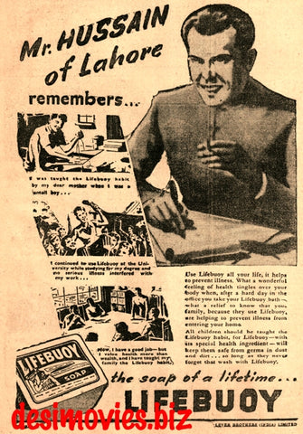Lifebuoy Soap (1947) Press Advert 1947 - www.desimovies.biz
