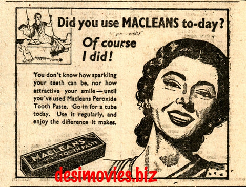 Macleans (1947) Press Advert 1947