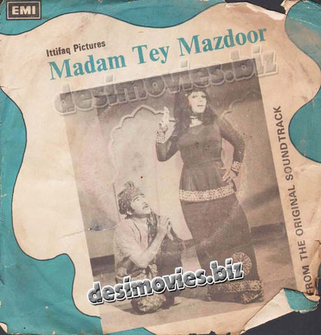 Madam tey Mazdoor (1970+Unreleased) - 45 Cover