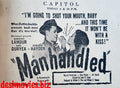 Manhandled (1949) Press Advert - www.desimovies.biz