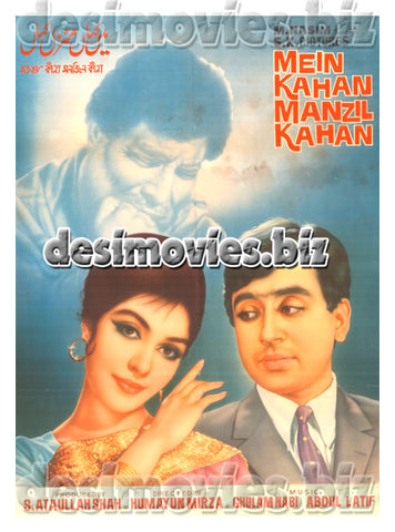 Main Kahan Manzil Kahan (1968) Original Poster - www.desimovies.biz