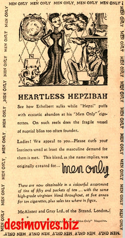 Men Only Cigarettes (1947) Press Advert 1947 - www.desimovies.biz