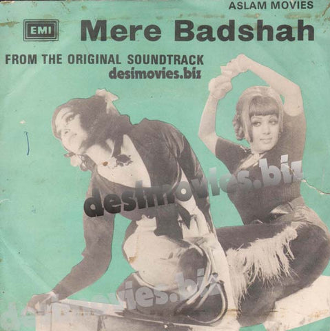 Meray Badshah (1977) - 45 Cover - www.desimovies.biz