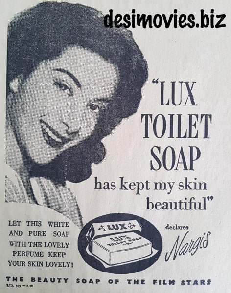 Nargis - Lux Soap Advert (1951) Karachi - www.desimovies.biz