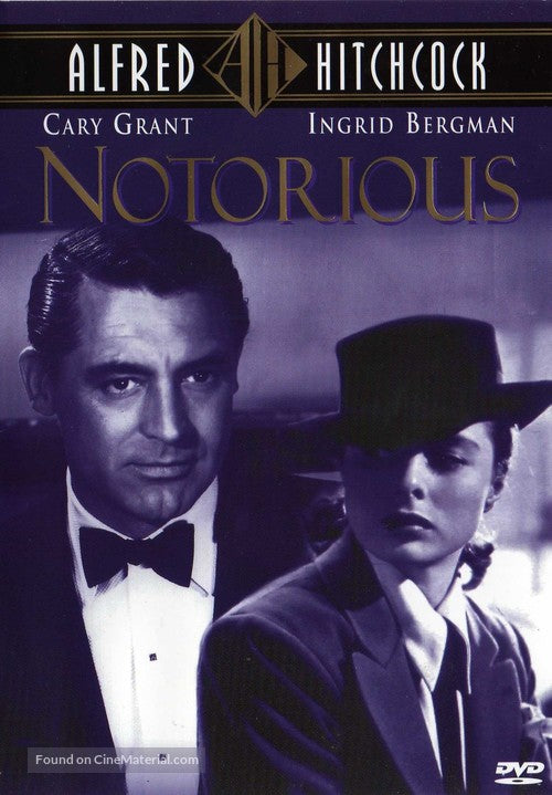 Notorious 1946 (Alfred Hitchcock) DVD Region 1
