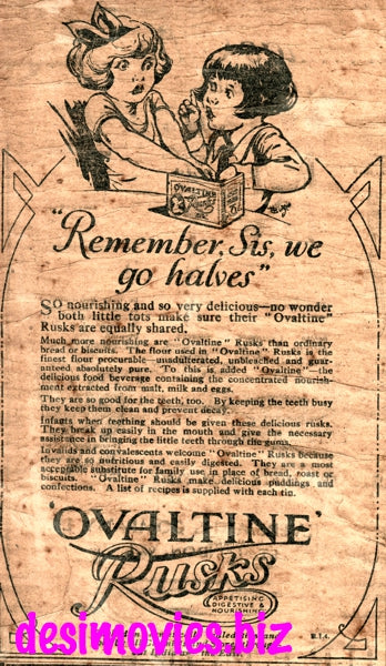 Ovaltine Rusks (1927) Press Advert 1927 - www.desimovies.biz