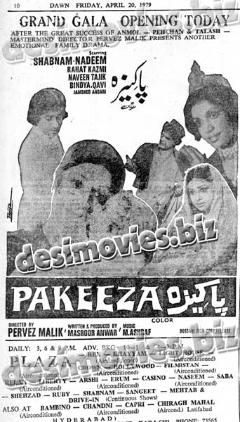 Pakeeza (1979) Press Ad - www.desimovies.biz