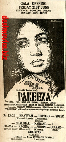 Pakeeza (1968) Press Advert