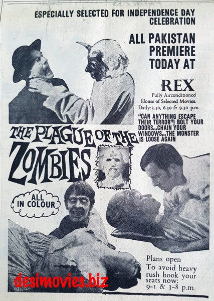 Plague of the Zombies, The (1968) Press Ad - Especially for Independence Day! - www.desimovies.biz