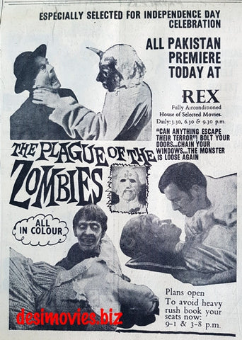 Plague of the Zombies, The (1968) Press Ad - Especially for Independence Day!
