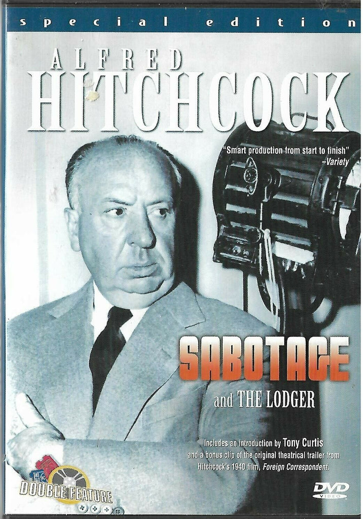 Special Edition (B&W) Alfred Hitchcock -  Sabotage, The Lodger DVD Region 1 - www.desimovies.biz