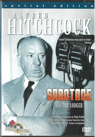 Special Edition (B&W) Alfred Hitchcock -  Sabotage, The Lodger DVD Region 1
